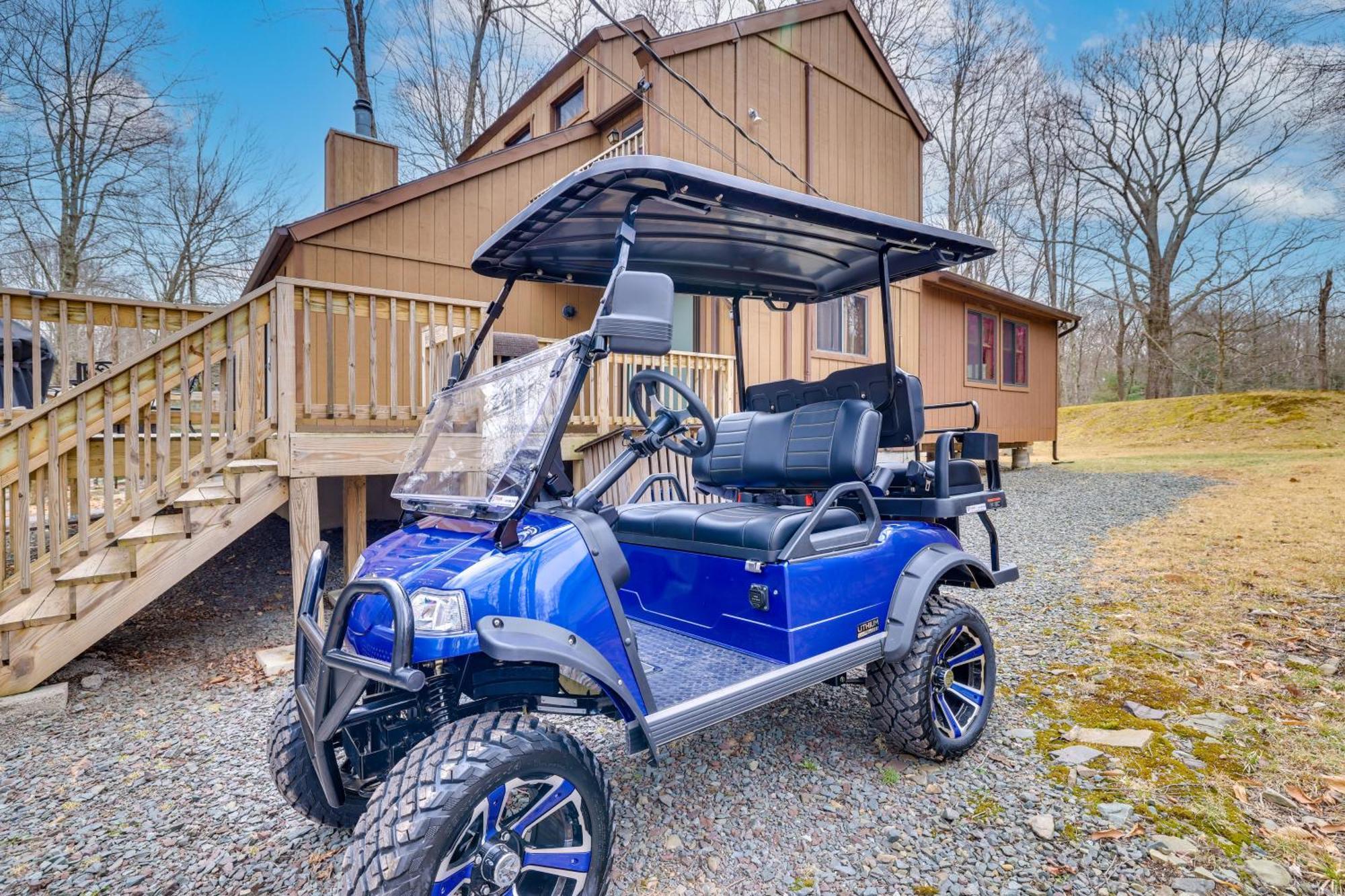 Bear Den Rustic Pocono Lake Home With Game Room! Luaran gambar
